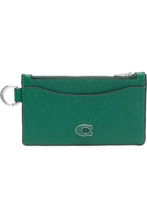 Coach Men Wallets - Tonal logo-plaque leather wallet