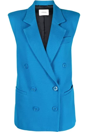 Louis Vuitton 2010 Pre-owned notched-lapels Double-Breasted Vest - Blue