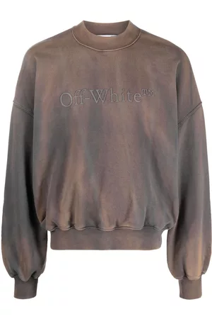 OFF-WHITE Men Sweatshirts - Logo-print cotton sweatshirt
