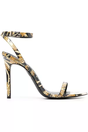 Roberto Cavalli Women Heels - Logo-print high-heel pumps