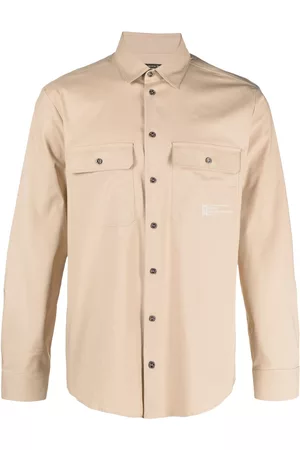 Patrizia Pepe Men Long sleeves - Long-sleeved button-up shirt