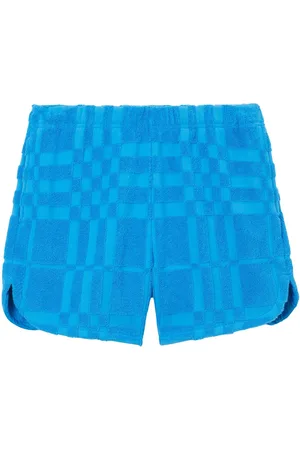 Burberry Check-pattern above-knee length shorts