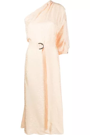 ROSEANNA One-shoulder jacquard-pattern dress