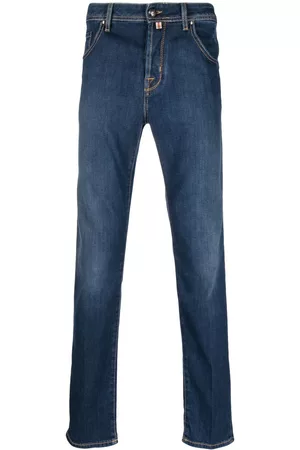 Jacob Cohen Men Slim - Logo-embroidered slim-fit jeans