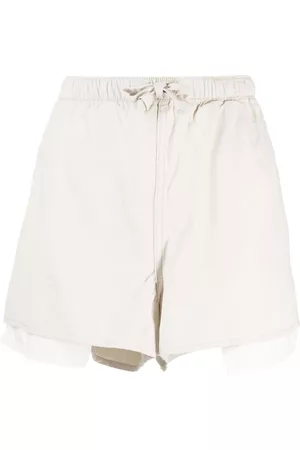 Izzue Oversize-pocket drawstring shorts
