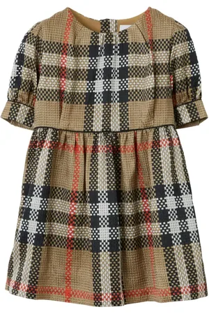 Burberry Vintage Check pattern silk dress