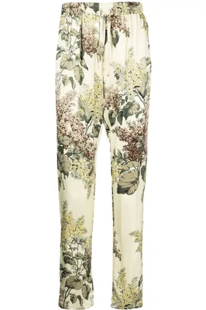 MOUTY Floral-print drawstring track pants