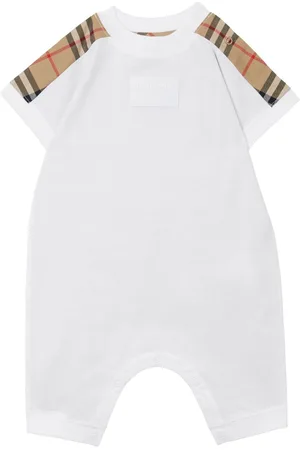 Burberry Vintage Check pattern cotton playsuit