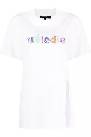 tout a coup Slogan-print cotton T-shirt