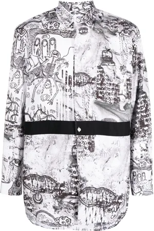 Comme des Garçons Graphic-print long-sleeve shirt