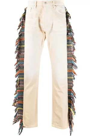 Alchemist Men Straight - Side-panel fringe-detail jeans