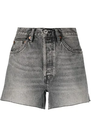 RE/DONE High-waisted denim shorts