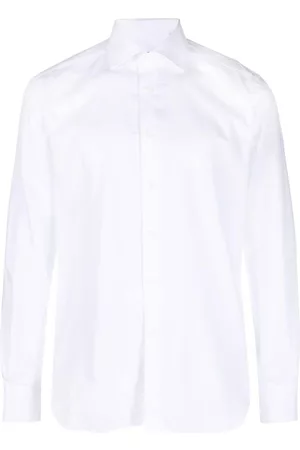 corneliani Men Long sleeves - Long-sleeve cotton shirt