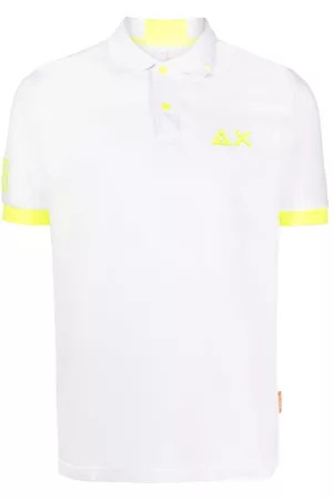 sun68 Men Polo Shirts - Logo-print cotton polo shirt