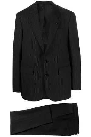 LARDINI Striped single-breasted suit