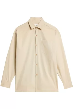 Ami Logo-print button-front shirt