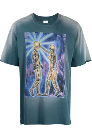 Alchemist Men Short Sleeve - Graphic-print raw-cut cotton T-shirt