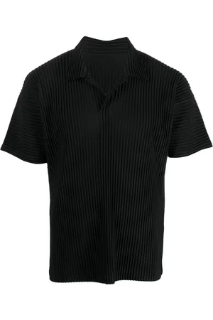 Issey Miyake Pleated short-sleeve shirt
