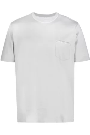 ELEVENTY Men Short Sleeve - Patch-pocket cotton T-shirt