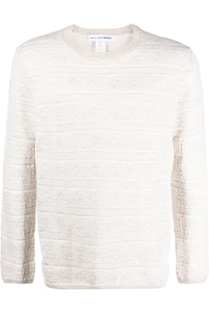 Comme des Garçons Textured-knit wool jumper