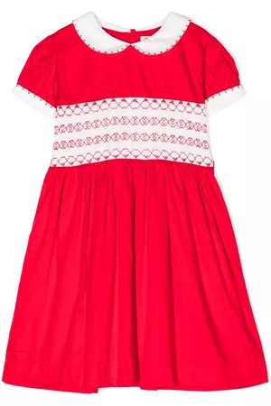 Rachel Riley Elasticated-panel cotton dress