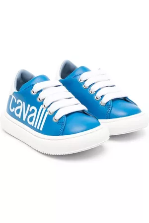 Roberto Cavalli Girls Sneakers - Logo-print low-top sneakers