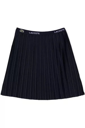Lacoste Girls Skirts - Logo-waist plissé skirt