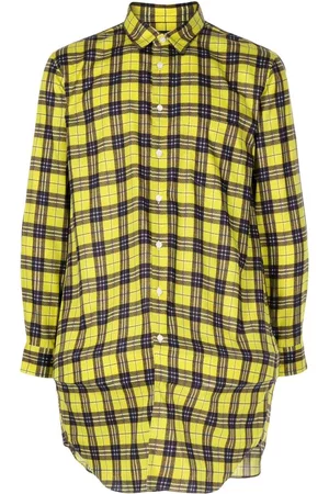 Comme des Garçons Checked long-sleeve cotton shirt