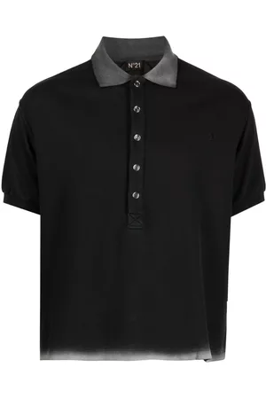 Nº21 Men Polo Shirts - Embroidered-logo cotton polo shirt
