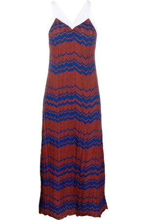 WALES BONNER Fully-pleated knitted dress