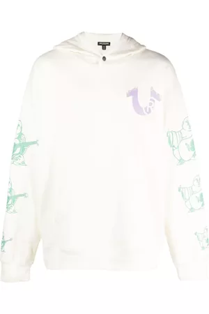 True Religion Men Hoodies - Graphic-print long-sleeve hoodie