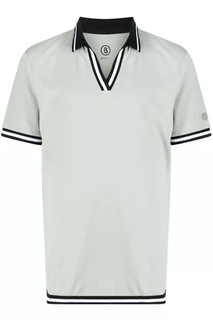 Bogner Men Polo Shirts - Logo-patch cotton-blend T-Shirt