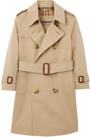 Burberry Girls Trench Coats - Cotton garbadine trench coat