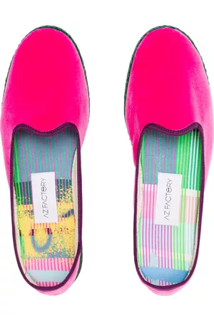 AZ FACTORY Women Slippers - Contrasting-trim velvet slippers
