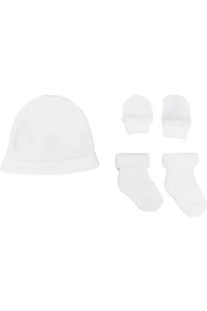 Tartine Et Chocolat Ribbed-knit organic cotton hat set