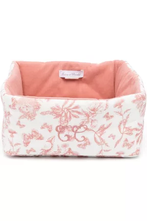Tartine Et Chocolat Graphic-print logo-embroidery basket