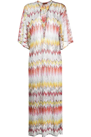 Missoni Zig-zag pattern knitted dress