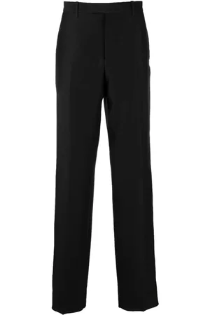 OFF-WHITE Straight-leg wool-blend tailored trousers