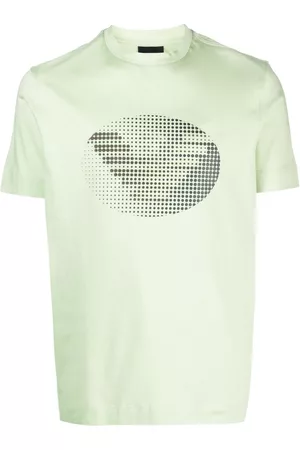Emporio Armani Men Short Sleeve - Logo-print T-shirt