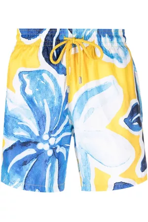 Vilebrequin Men Swim Shorts - Floral-print swim shorts