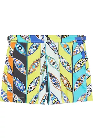 Puccini Men Swim Shorts - Graphic-print swim shorts