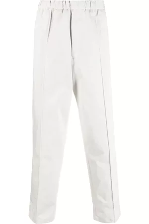 Jil Sander Elasticated-waist straight-leg trousers