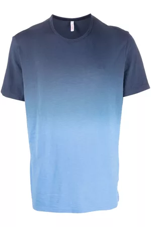 sun68 Men Short Sleeve - Gradient-effect cotton T-shirt