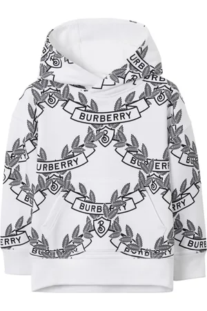 Burberry Oak Leaf Crest cotton hoodie