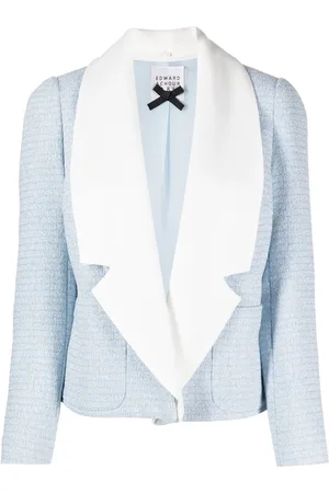 Edward Achour Paris Two-tone notched jacket
