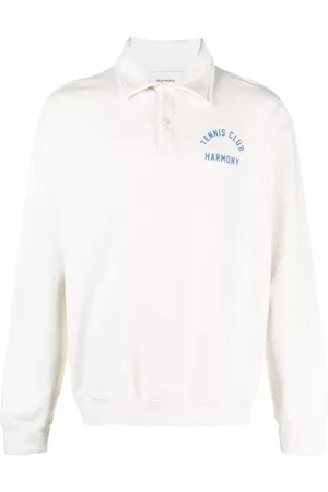 Harmony Men Polo Shirts - Logo-print cotton polo shirt
