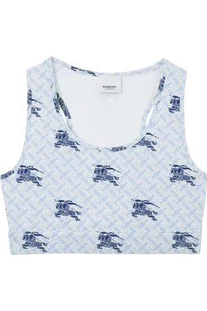 Burberry Monogram-print cropped top