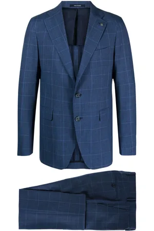 TAGLIATORE Check-print two-piece suit