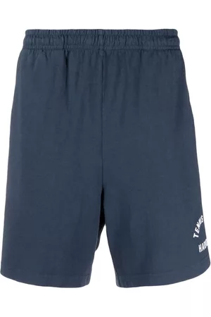 Harmony Men Sports Shorts - Logo-print cotton track shorts