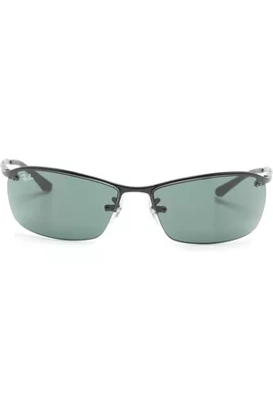 Ray-Ban Men Sunglasses - Logo-plaque shield-frame sunglasses